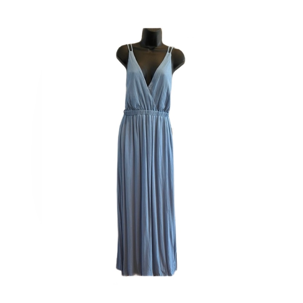 Lulu's Light muted Blue Maxi Dress